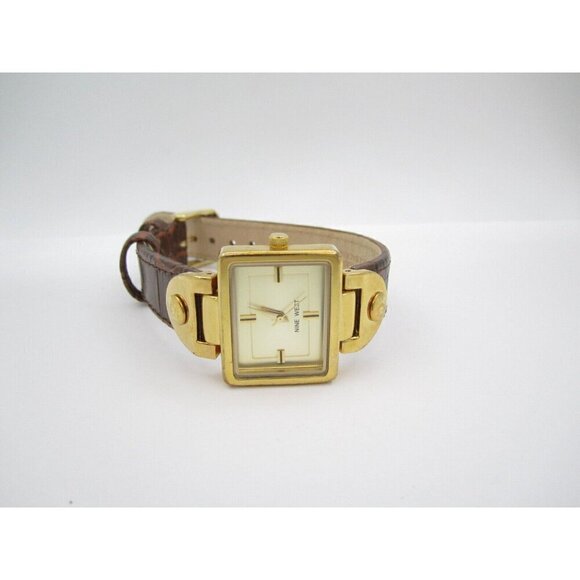 Women Nine West Quartz WR Analog 27mm Dial Causal Round Watch (G607) - Picture 7 of 10